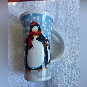 Gourmet Village 16 Oz Ceramic Mug With Penguin